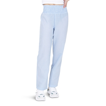 Grunt Pants Lissi Check Cropped 2123-200 Light Blue